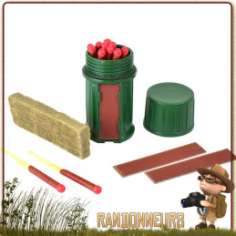 Kit 25 allumettes survie - Accessoires de survie - Inuka