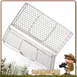 Grille Pliante Bifold Grill Titane Vargo randonnee bushcraft ultra léger