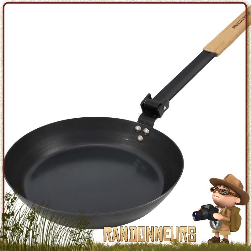 Poêle à Frire Acier Carbone 24 cm Muurikka avec housse de rangement