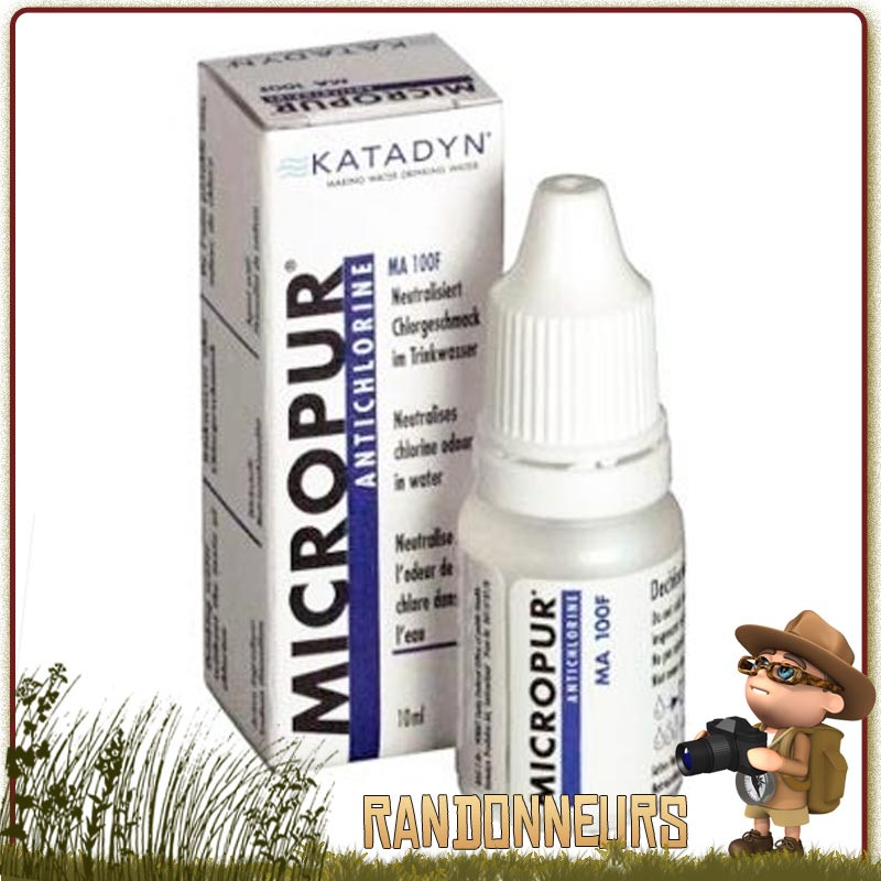 Micropur AntiChlore MA 100F Katadyn contre mauvais gouts du chlore