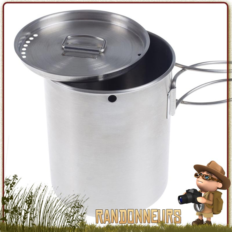 Cafetière Italienne Inox 2 Tasses expresso camping bivouac bushcraft