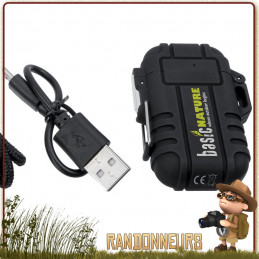 Briquet USB Tempête Électrique Gaz