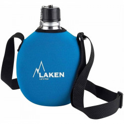 GOURDE RANDONNEE LAKEN ALU 1 LITRE AVEC HOUSSE NEOPRENE