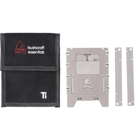 RECHAUD BOIS BUSHBOX LF TITANE BUSHCRAFT ESSENTIALS ULTRA LEGER