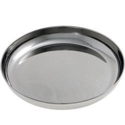 ASSIETTE INOX 19 CM CAO