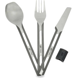 SET DE COUVERTS TITANE TC4 ESBIT ULTRA LEGER