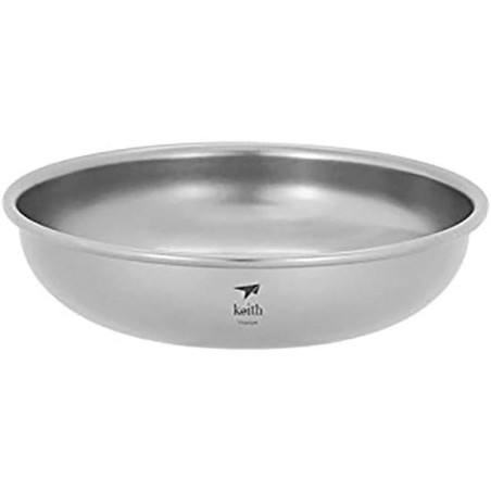 ASSIETTE EN TITANE 17 CM KEITH BIVOUAC LEGER