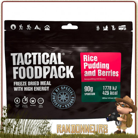 Pudding aux Framboises Tactical Foodpack