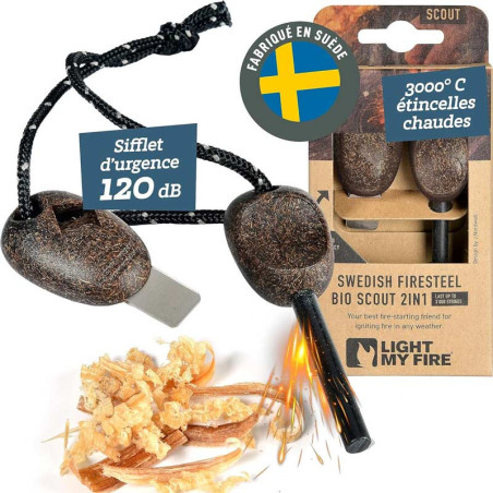 LIGHT MY FIRE FIRESTEEL SCOUT COCOSHELL DE SURVIE