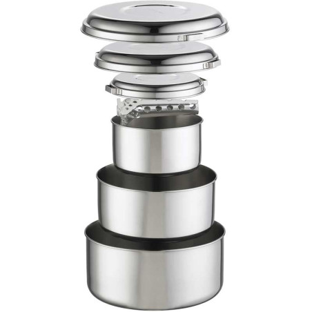 POPOTE INOX ALPINE 4 POT SET MSR DE BIVOUAC