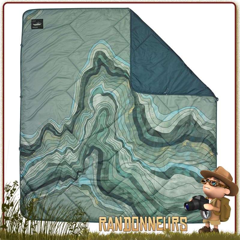 meilleure Couverture Thermarest ARGO Topo Wave ultra légère meilleure Couverture Thermarest ARGO Topo Wave ultra légère