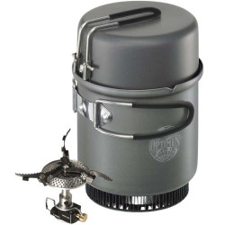 Pack Optimus Crux Weekend Cook System black edition avec popote 0,95 L et réchaud 3000W
