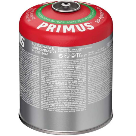 Cartouche gaz Primus SIP Power Gas 450g écologique 60% butane 40% propane valve filetée EN417