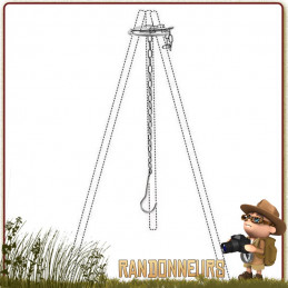 Système pour Trépied Popote Bushcraft Outdoor Gear
