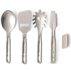 Set ustensiles inox Detour Sea to Summit cuisine camping