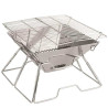 Grill Wayne Robens barbecue camping pliable inox charbon bois compact