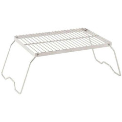 Grill trépied Combo S Lassen Robens inox pliable barbecue camping feu de camp