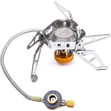 Réchaud gaz Fire Maple FMS-125 compact puissant cartouche déportée camping randonnée