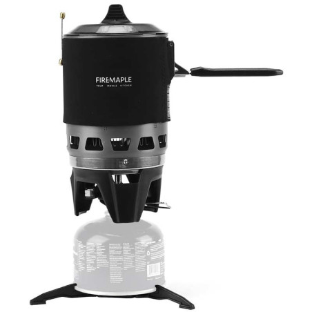 Système cuisson Fire Maple Fixed Star X3 réchaud gaz popote 0.8L randonnée