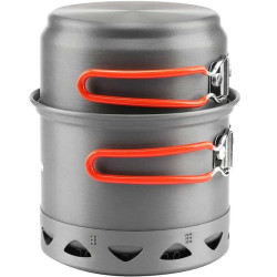 Set popote Fire Maple FMC-217 2 pièces aluminium anodisé 900ml 500ml compact randonnée