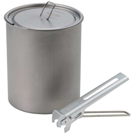 Popote titane SOTO Titanium Pot 750 ultralight compacte avec couvercle pour randonnée et bivouac