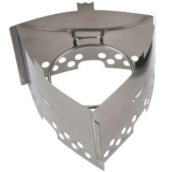 Support Trangia Triangle multifuel démontable pour randonnée légère, trek minimaliste et bivouac autonome