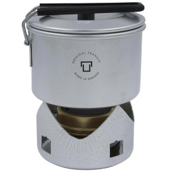 Trangia Micro Original réchaud alcool ultraléger avec tasse 0,5 L pour randonnée légère et trek solo