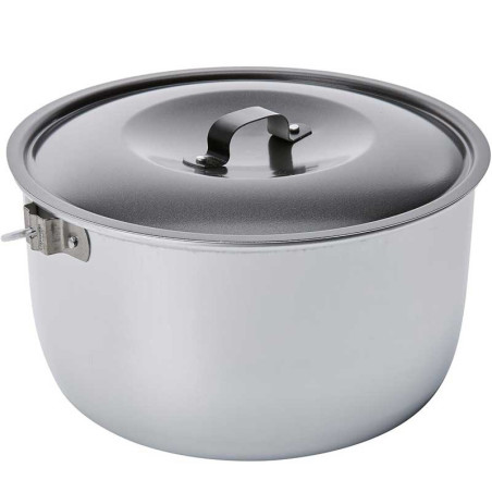 Grande popote Trangia Billy 125 4,5 L aluminium avec couvercle haut pour camping, bushcraft et cuisine collective outdoor