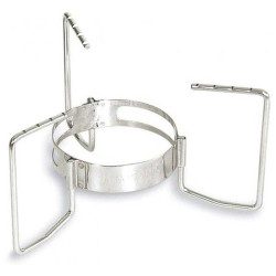 Support brûleur alcool inox Tatonka Stand Alcohol Burner bushcraft bivouac trekking robuste