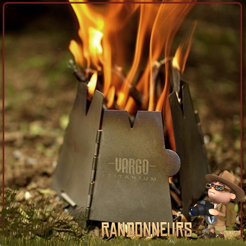 Rechaud Bois Titanium Réchaud à Bois Fire-Maple Titanium - Ultra-Léger 219g - Camping Randonnée - Multi-Combustibles Réchaud Multi-combustibles - 10