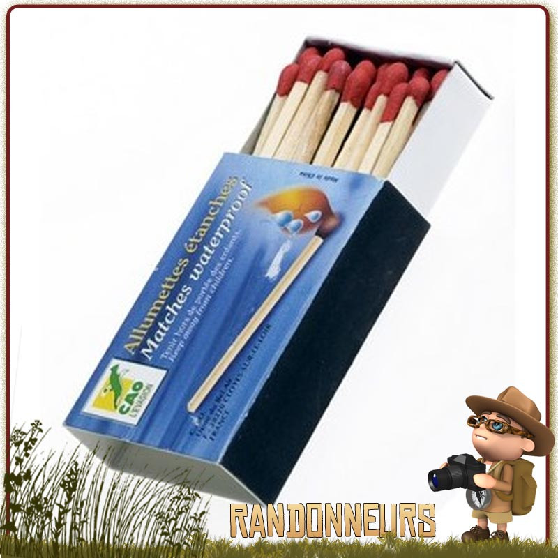 Kit Allume Feu de Survie Coghlans briquet essence coton cire amadou