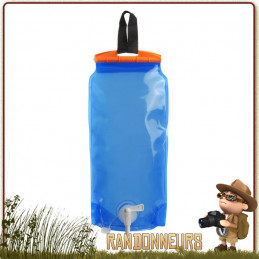 2 × 10L Bidon D'eau Pliable,Récipient D'eau Récipient D'eau Potable  Réutilisable Pour Le Camping Sportif Randonnée Pique-nique Barbecue Voiture