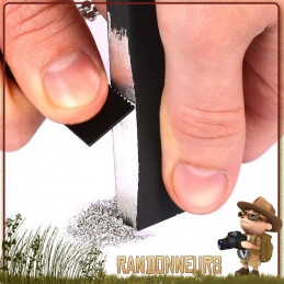 Pierre Allume Feu avec Sifflet Gerber kit de survie complet bushcraft