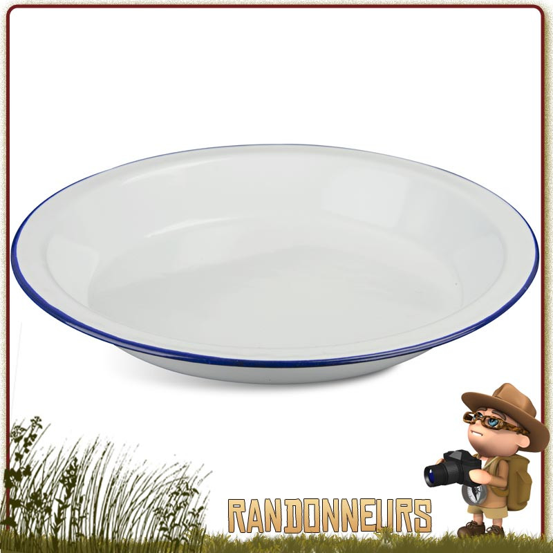 Assiette de Camping en Aluminium diamètre 20 cm CAO camp bushcraft