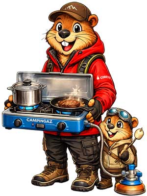 Réchaud camping grande capacité pour cuisine familiale, camping, caravaning et campement nature.