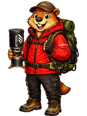 Set réchaud popote complet pour randonnée, trekking et bivouac avec rangement compact.