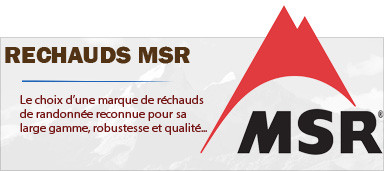 Réchauds et popotes randonnée MSR